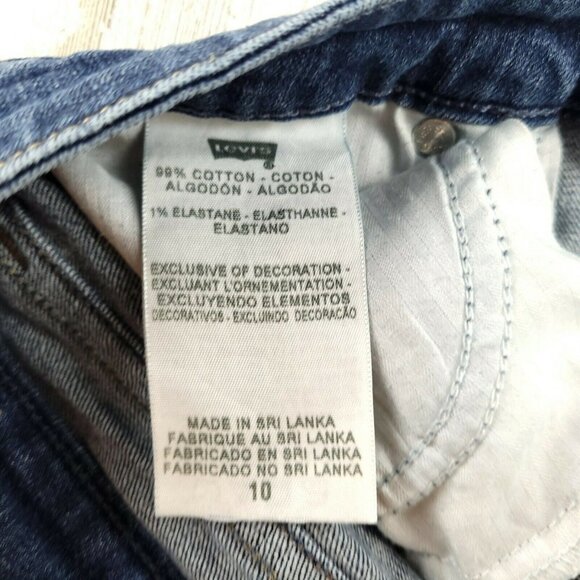 Levi's Women's Demi Curve Classic Rise Straight Leg Size 10/30 (30x21.5)EUC - Picture 6 of 9